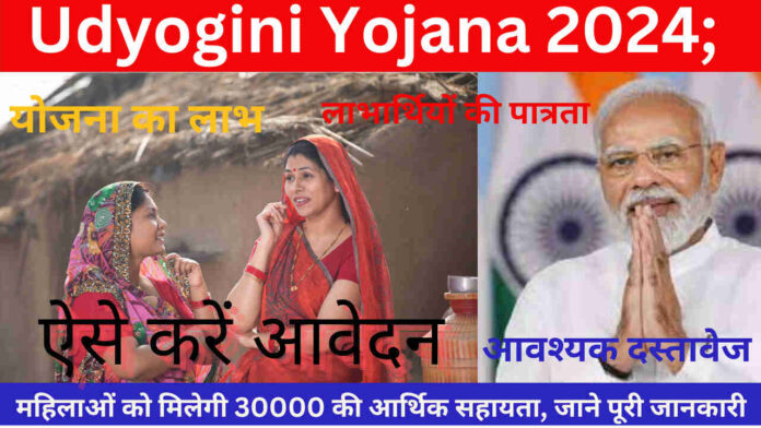 Udyogini Yojana 2024; महिलाओं को मिलेगी 30000 की आर्थिक सहायता, जाने पूरी जानकारी